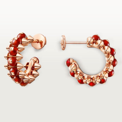 [Stars Jewelry]CLASH 7.9MM AGATE CHALCEDONY EARRINGS
