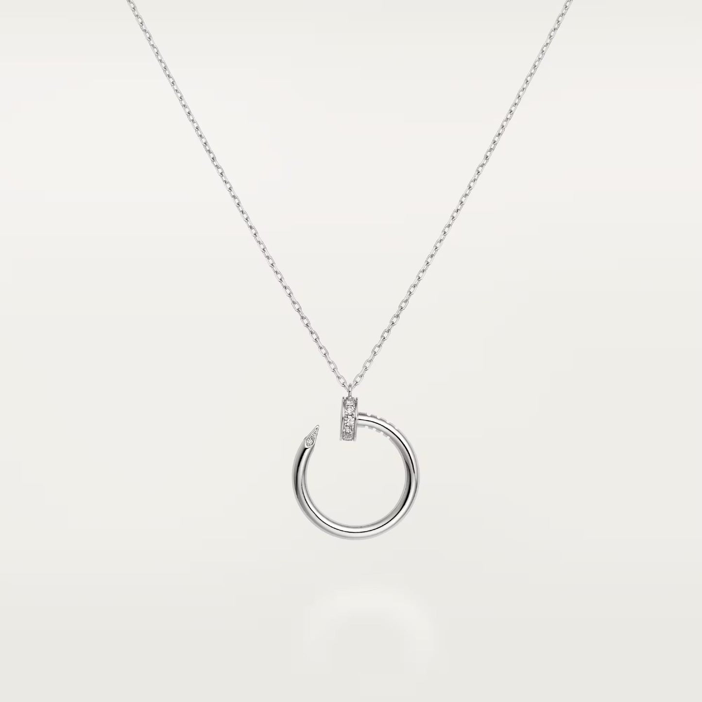 [Stars Jewelry]JUSTE NECKLACE HALF DIAMOND