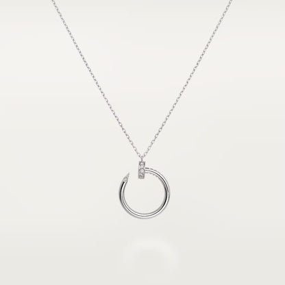 [Stars Jewelry]JUSTE NECKLACE HALF DIAMOND