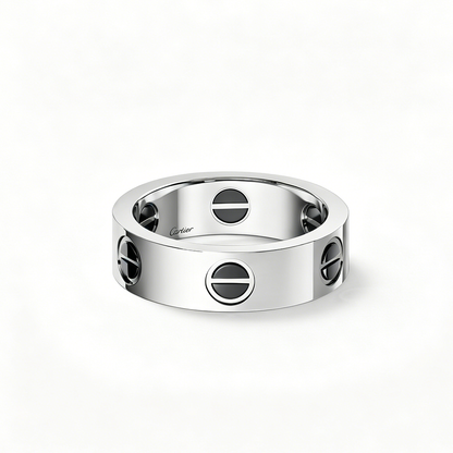 [Stars Jewelry]LOVE RING 5.5MM NO DIAMONDS  CERAMIC