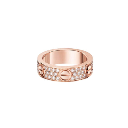 [Stars Jewelry]LOVE RING 5.5MM DIAMONDS PAVED