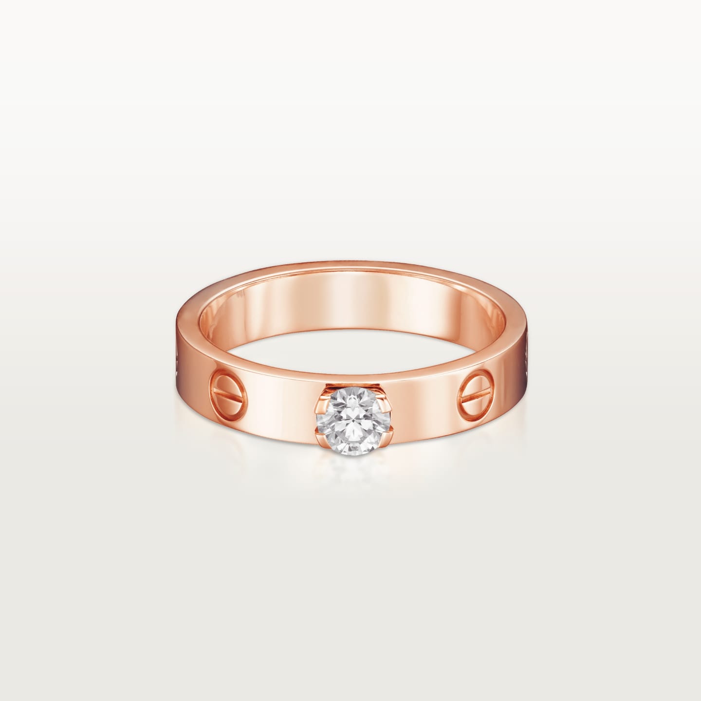 [Stars Jewelry]LOVE RING 3.6MM 1 BIG DIAMOND