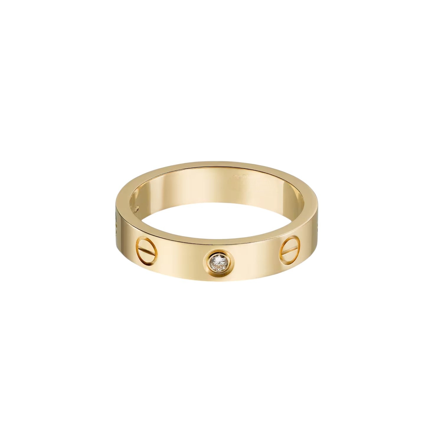 [Stars Jewelry]LOVE 4MM 1 DIAMOND RING