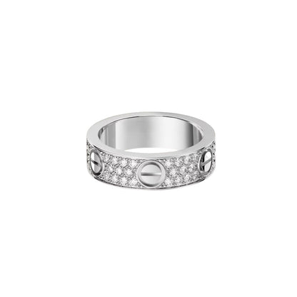 [Stars Jewelry]LOVE RING 5.5MM DIAMONDS PAVED