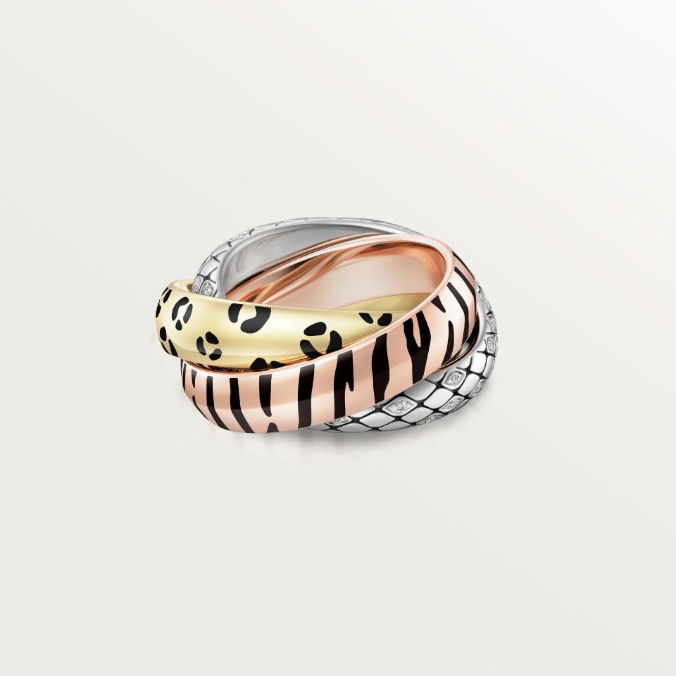 [Stars Jewelry]TRINITY  RING LEOPARD PRINT