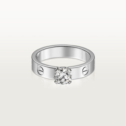 [Stars Jewelry]LOVE RING 3.6MM 1 BIG DIAMOND