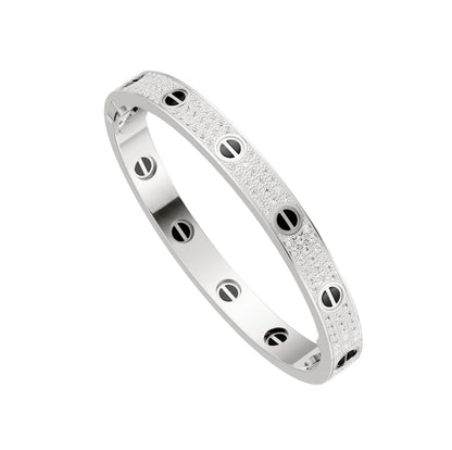 [Stars Jewelry]LOVE BRACELET 6.1MM DIAMOND-PAVED CERAMIC
