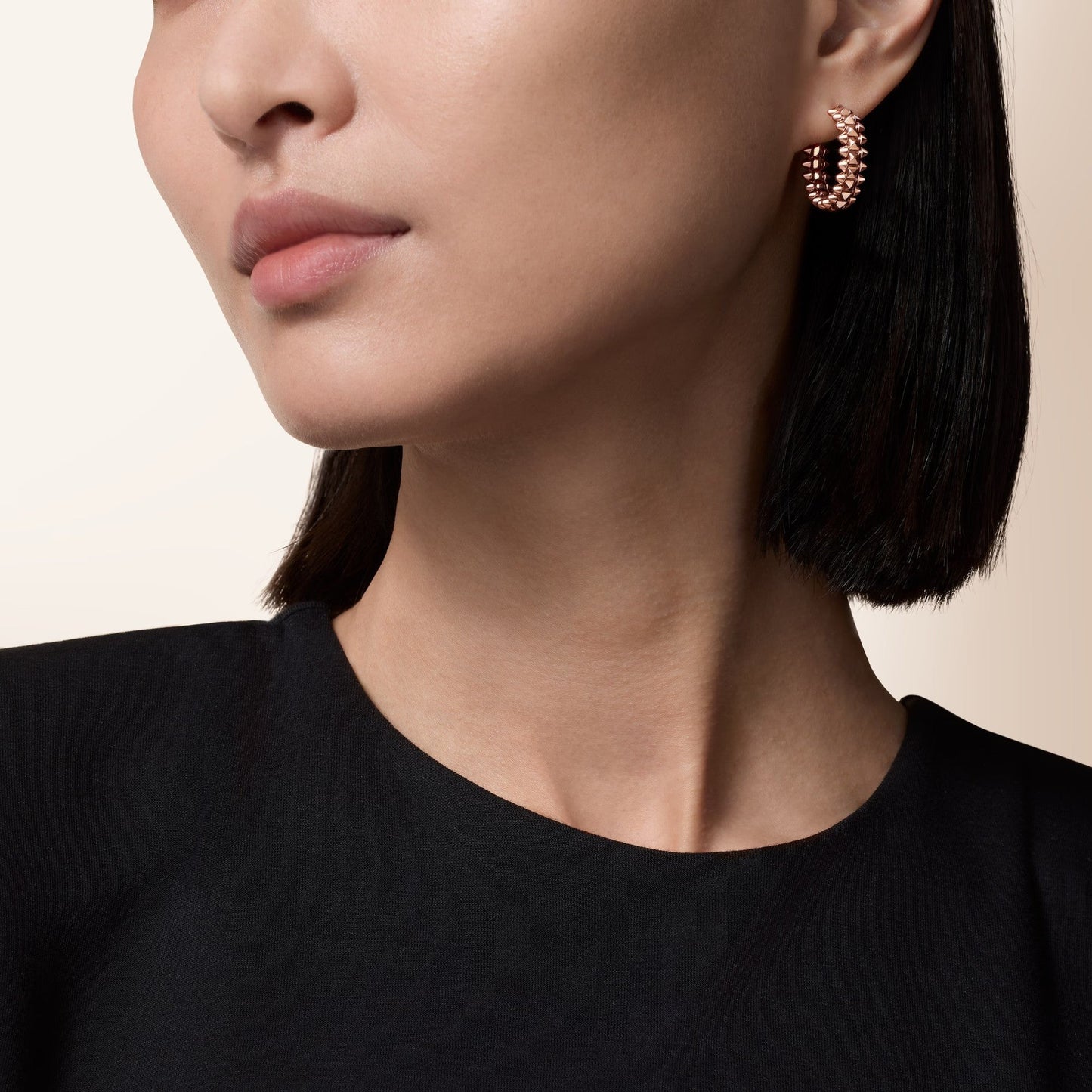 [Stars Jewelry]CLASH SMALL HOOP EARRINGS