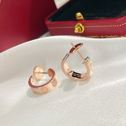 [Stars Jewelry]LOVE EARRINGS 5.7MM 2 DIAMONDS