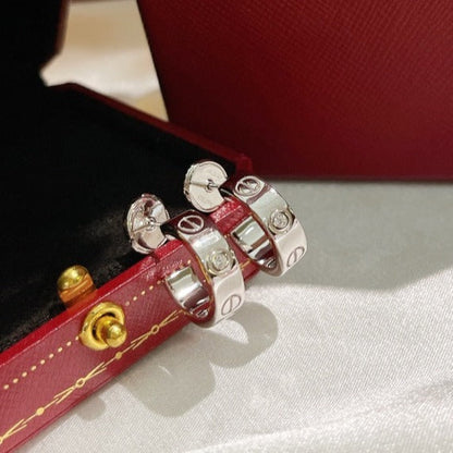 [Stars Jewelry]LOVE EARRINGS 5.7MM 2 DIAMONDS