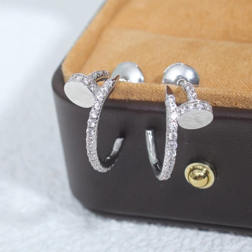 [Stars Jewelry]JUSTE FULL DIAMOND SMALL EARRINGS