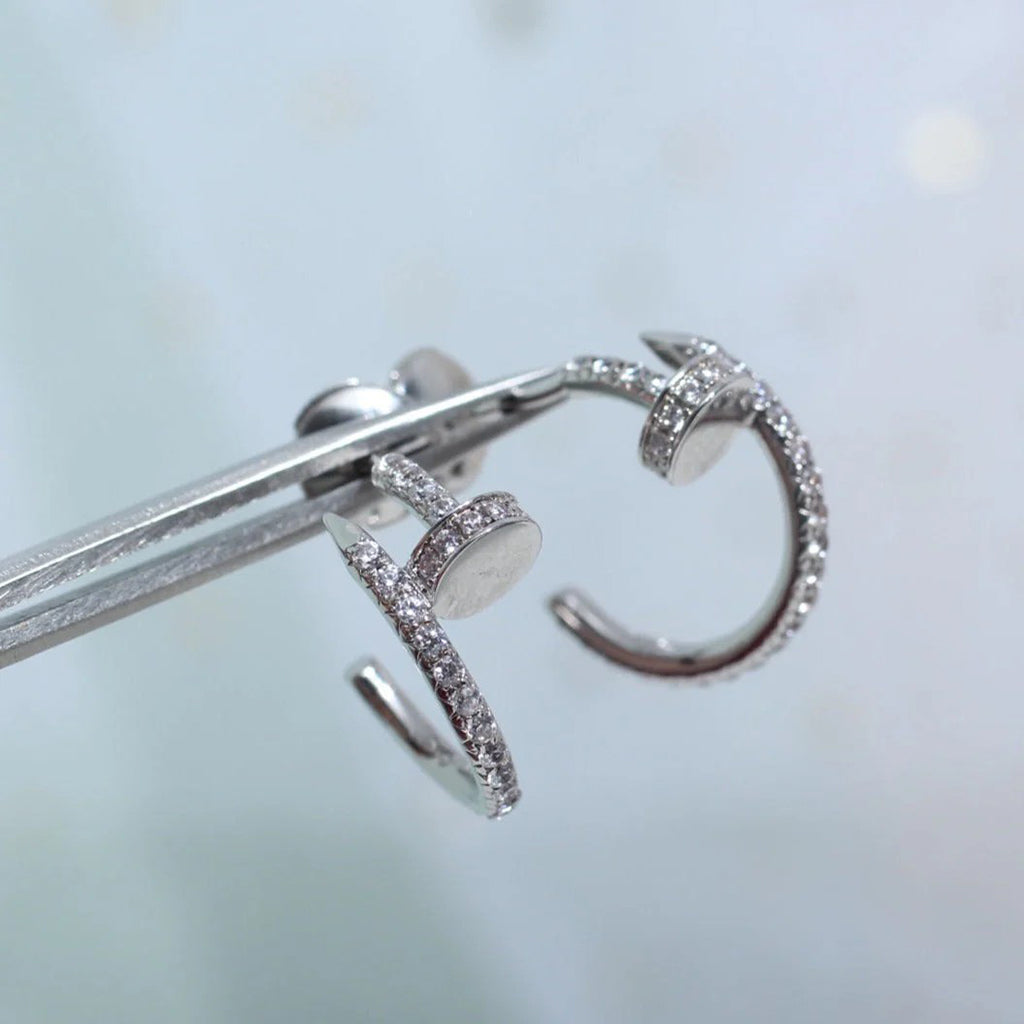 [Stars Jewelry]JUSTE FULL DIAMOND SMALL EARRINGS