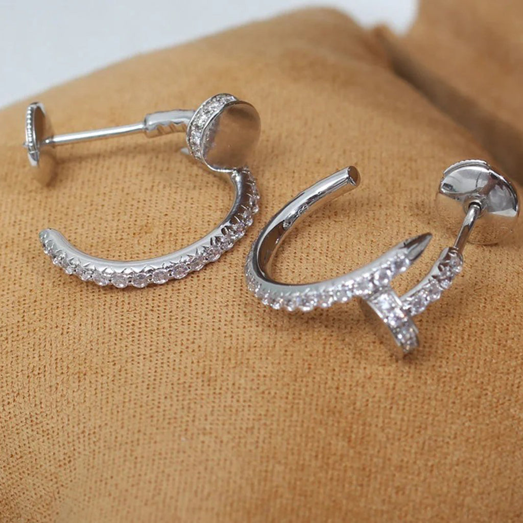 [Stars Jewelry]JUSTE FULL DIAMOND SMALL EARRINGS