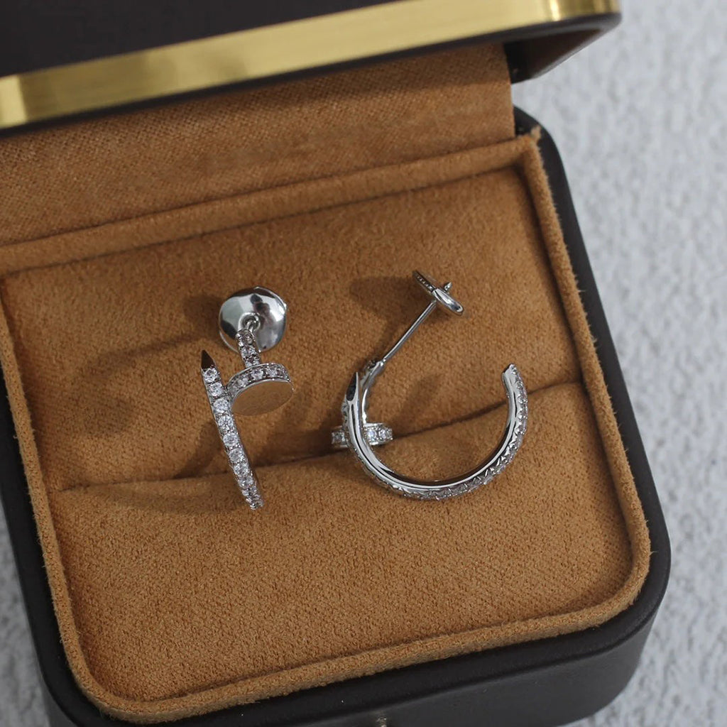 [Stars Jewelry]JUSTE FULL DIAMOND SMALL EARRINGS