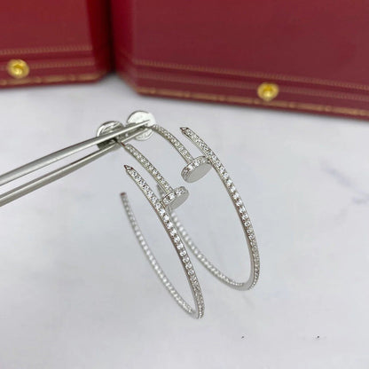 [Stars Jewelry]JUSTE FULL DIAMOND LARGE EARRINGS