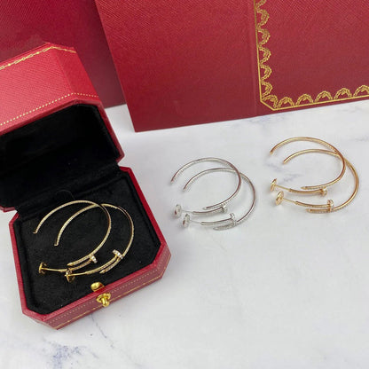[Stars Jewelry]JUSTE FULL DIAMOND LARGE EARRINGS