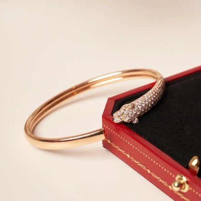[Stars Jewelry]PANTHERE HALF DIAMOND OPEN BRACELET