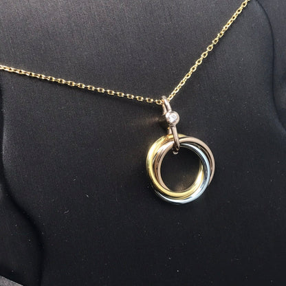[Stars Jewelry]TRINITY  NECKLACE 1 DIAMOND