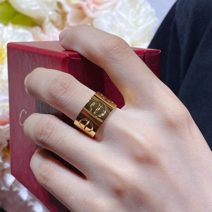 [Stars Jewelry]LOVE 11MM LARGE RING