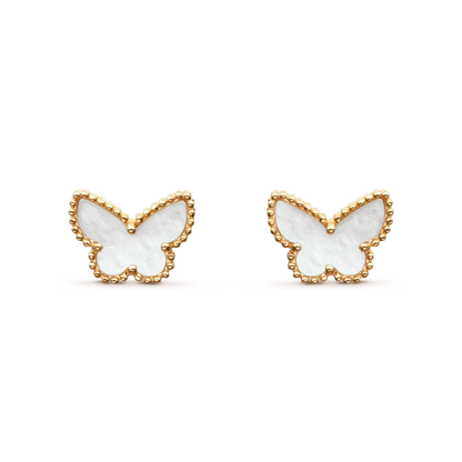 [Stars Jewelry]SWEET BUTTERFLY MOP EARSTUDS
