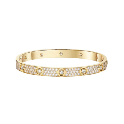 [Stars Jewelry]LOVE BRACELET 6.1MM DIAMOND-PAVED 10 BIG DIAMONDS