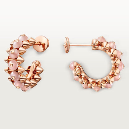 [Stars Jewelry]CLASH 7.9MM AGATE CHALCEDONY EARRINGS