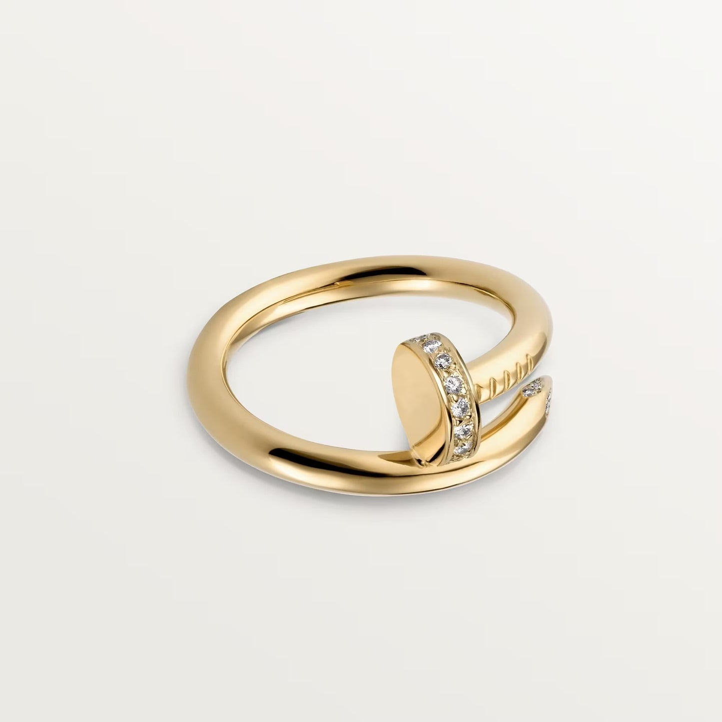 [Stars Jewelry]JUSTE RING 2.6MM HALF DIAMOND