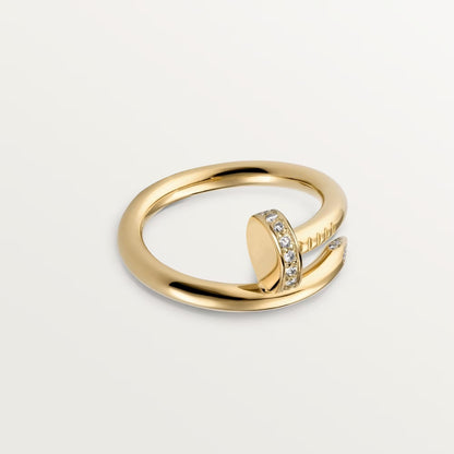 [Stars Jewelry]JUSTE RING 2.6MM HALF DIAMOND