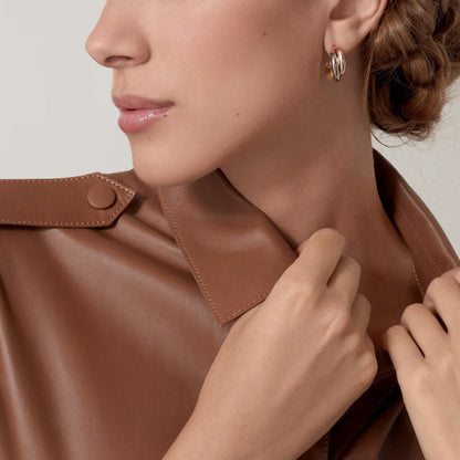 [Stars Jewelry]TRINITY ON DIAMOND CLASSIC EARRINGS