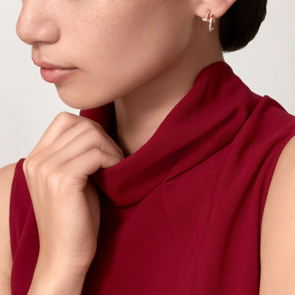[Stars Jewelry]JUSTE FULL DIAMOND SMALL EARRINGS