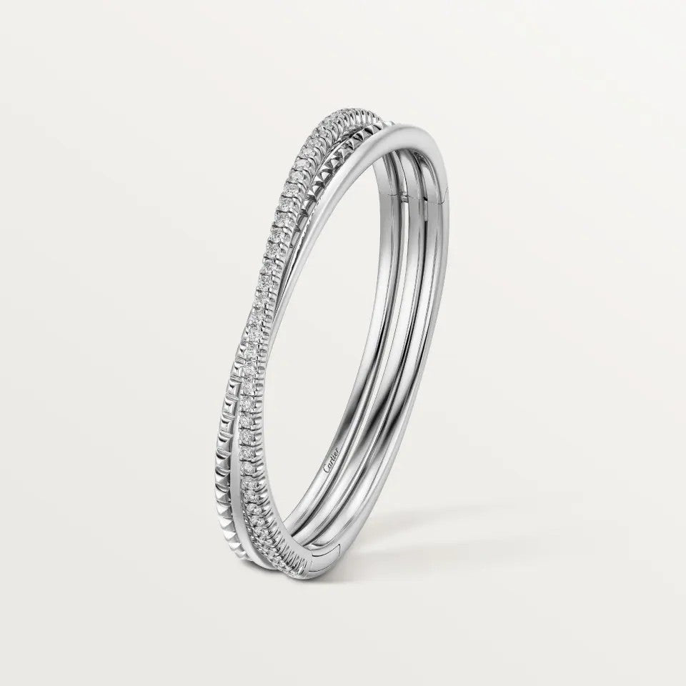 [Stars Jewelry]ETINCELLE HALF-PAVED DIAMOND BRACELET