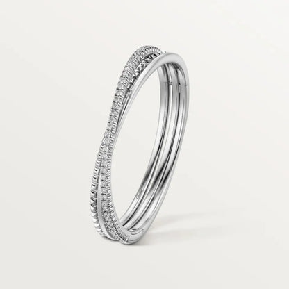 [Stars Jewelry]ETINCELLE HALF-PAVED DIAMOND BRACELET