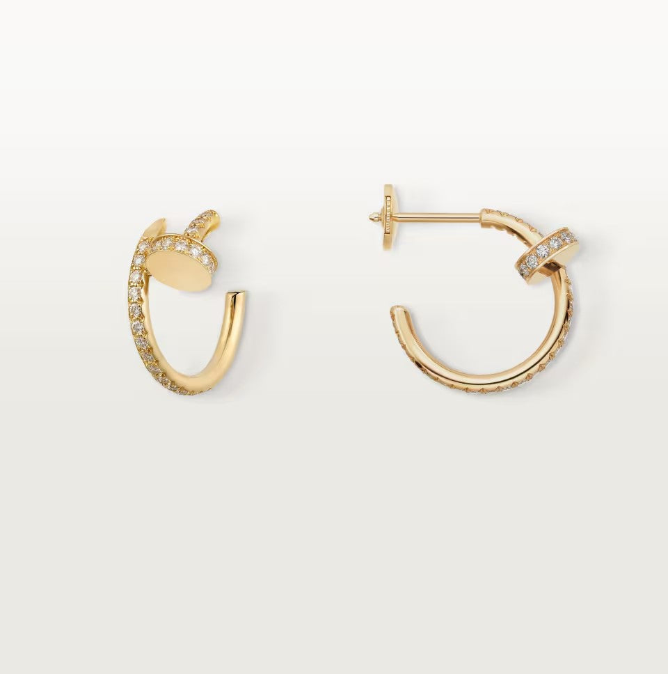 [Stars Jewelry]JUSTE FULL DIAMOND SMALL EARRINGS
