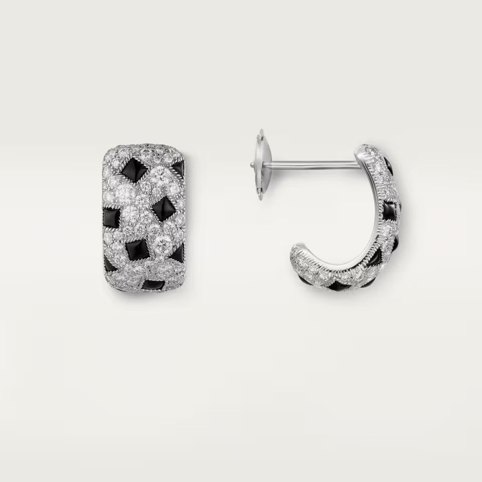 [Stars Jewelry]PANTHERE MINI FULL DIAMOND EARRINGS