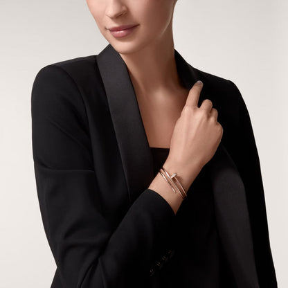 [Stars Jewelry]JUSTE BRACELET 3.5MM DOUBLE ROW DIAMOND