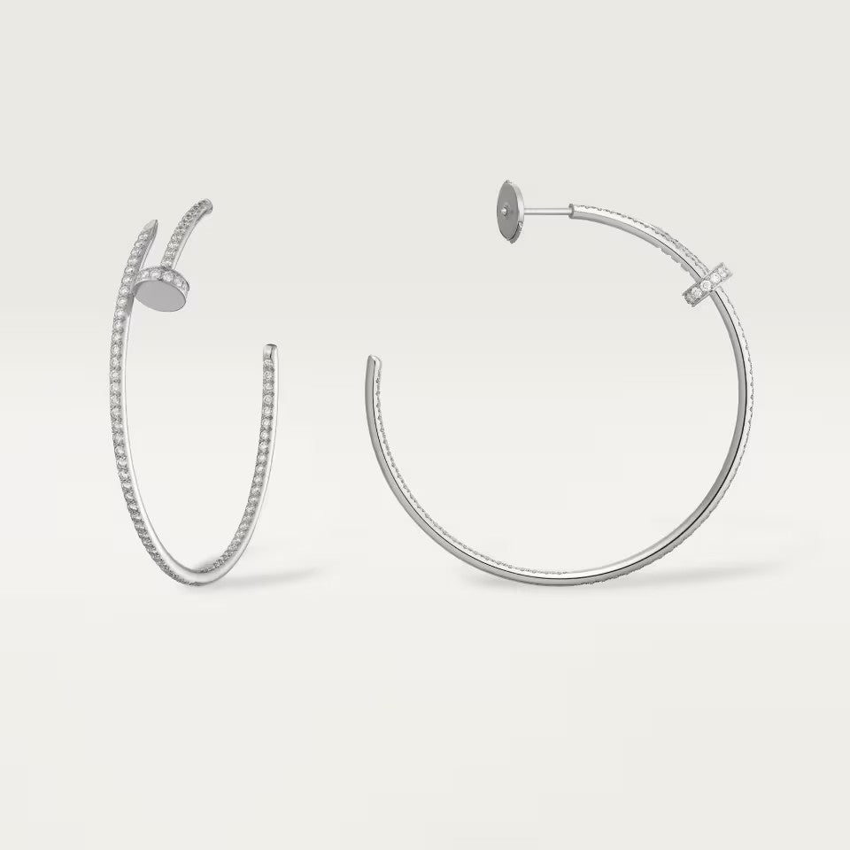 [Stars Jewelry]JUSTE FULL DIAMOND LARGE EARRINGS