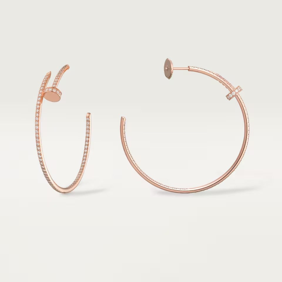[Stars Jewelry]JUSTE FULL DIAMOND LARGE EARRINGS