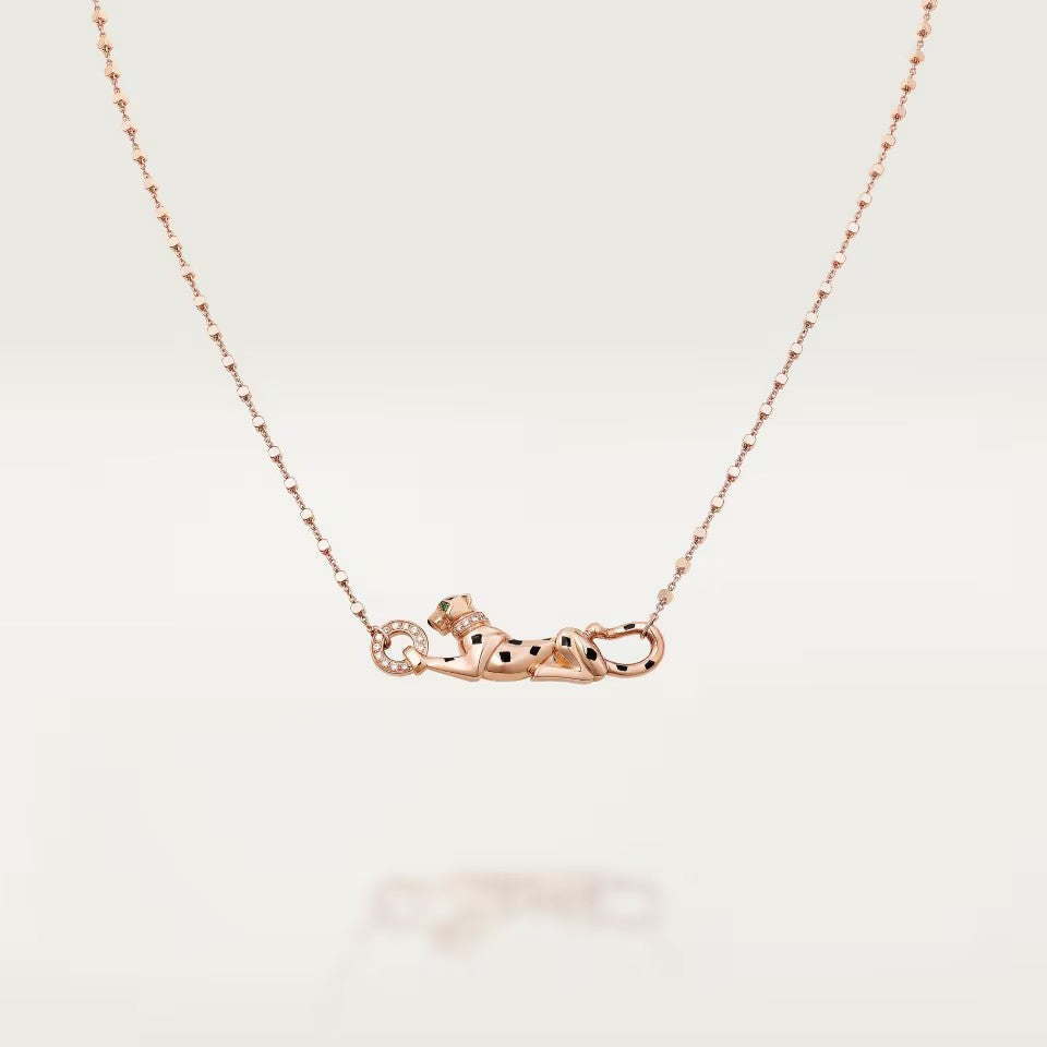 [Stars Jewelry]PANTHERE FULL DIAMOND NECKLACE