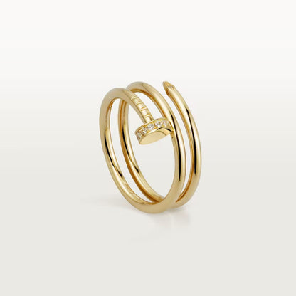 [Stars Jewelry]JUSTE RING 4.8MM HALF DIAMOND