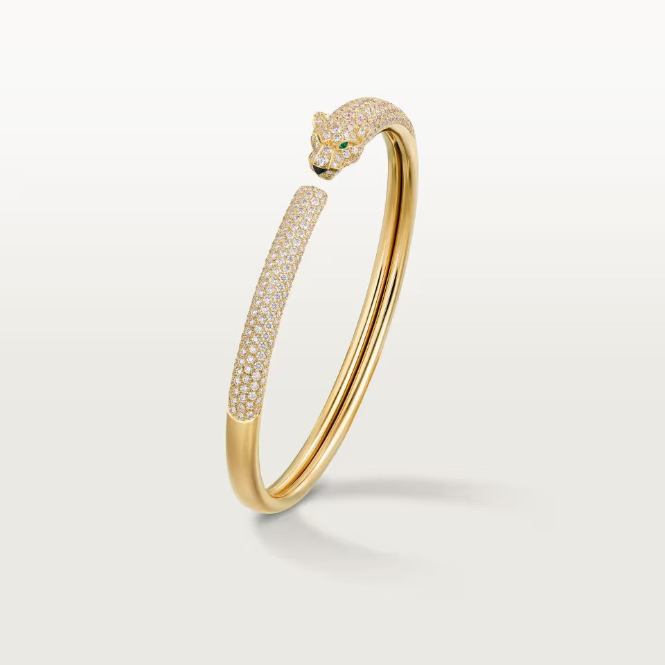 [Stars Jewelry]PANTHERE FULL DIAMOND OPEN BRACELET