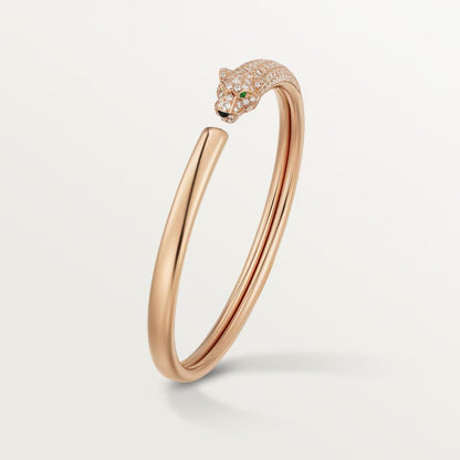 [Stars Jewelry]PANTHERE HALF DIAMOND OPEN BRACELET