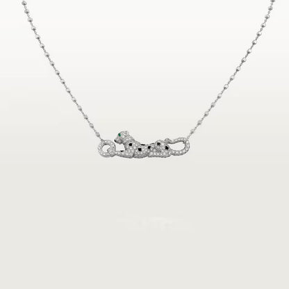 [Stars Jewelry]PANTHERE PAVED DIAMOND NECKLACE