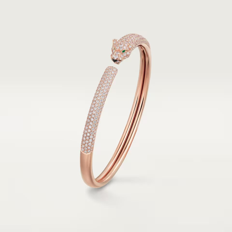 [Stars Jewelry]PANTHERE FULL DIAMOND OPEN BRACELET