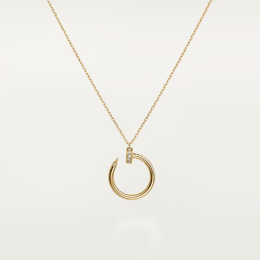 [Stars Jewelry]JUSTE NECKLACE HALF DIAMOND