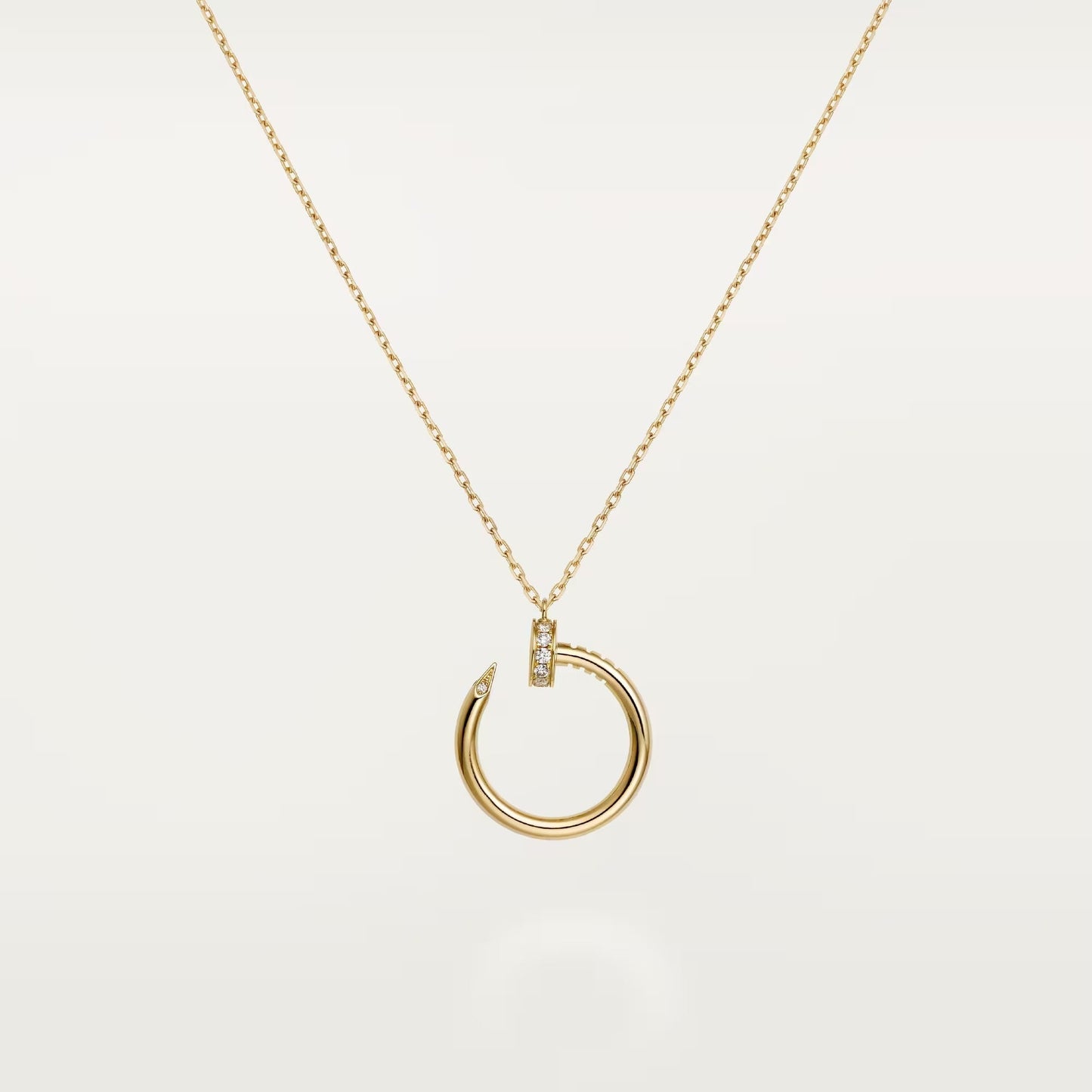 [Stars Jewelry]JUSTE NECKLACE HALF DIAMOND