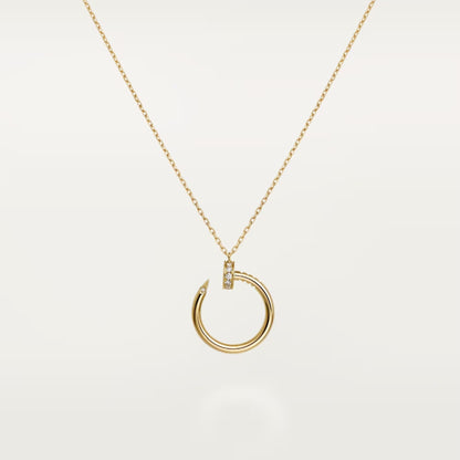 [Stars Jewelry]JUSTE NECKLACE HALF DIAMOND