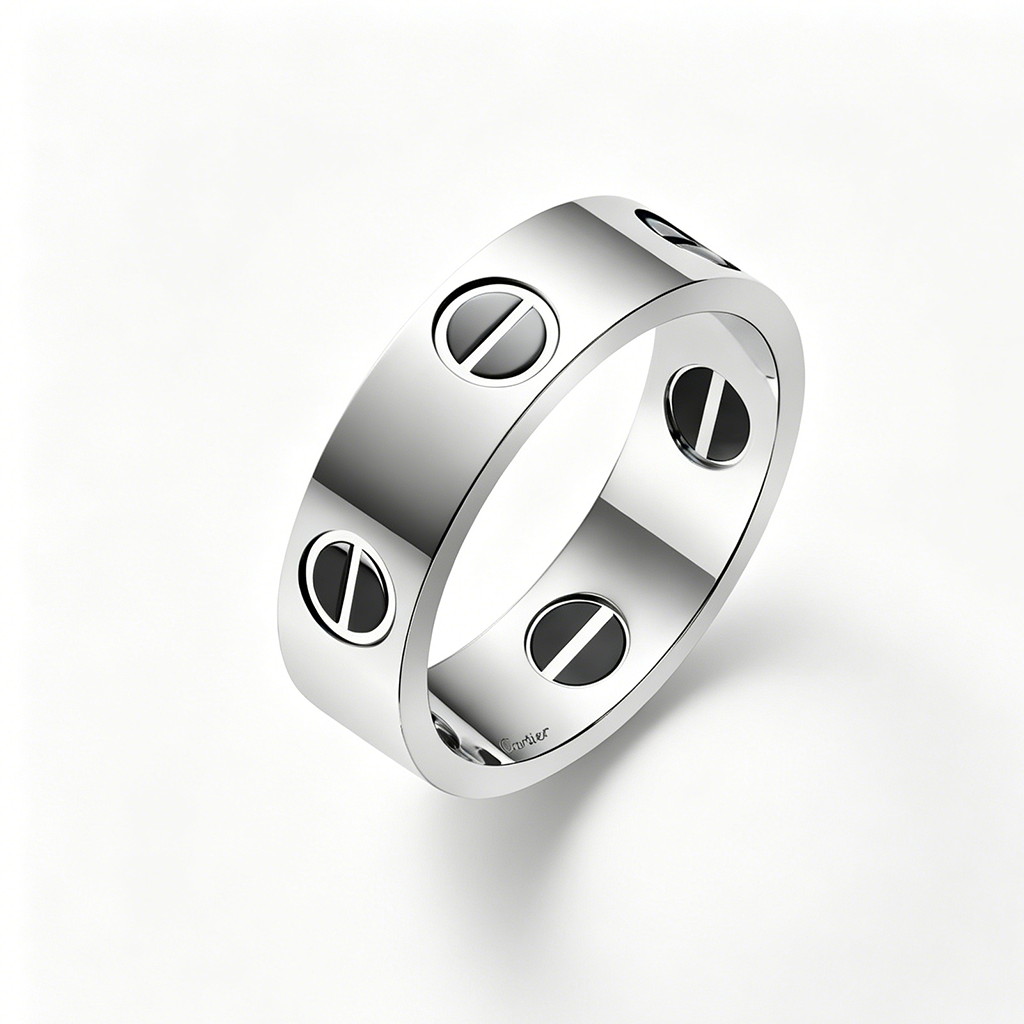[Stars Jewelry]LOVE RING 5.5MM NO DIAMONDS  CERAMIC