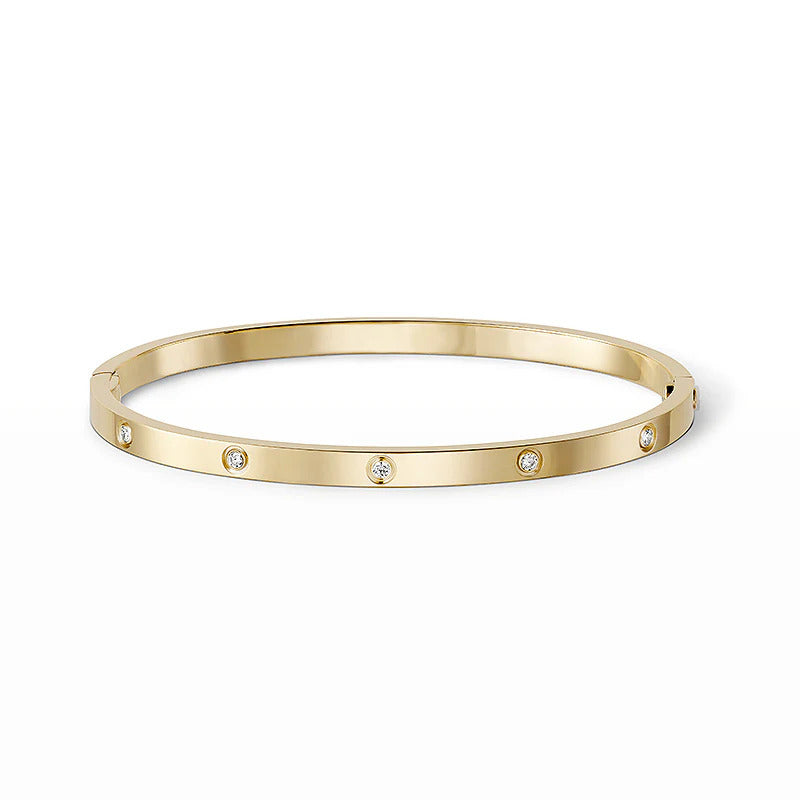 [Stars Jewelry]LOVE BRACELET 3.65MM 10 DIAMONDS
