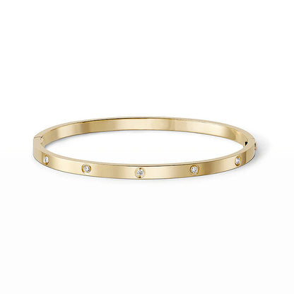 [Stars Jewelry]LOVE BRACELET 3.65MM 10 DIAMONDS