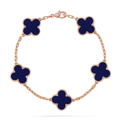 [Stars Jewelry]CLOVER 5 MOTIF LAPIS LAZULI BRACELET COLLECTION